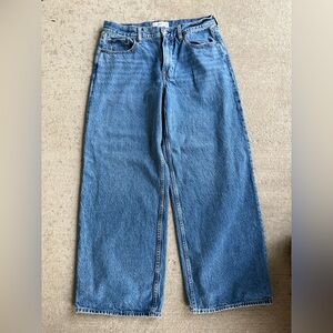 Abercrombie & Fitch Blue Straight Leg Jeans